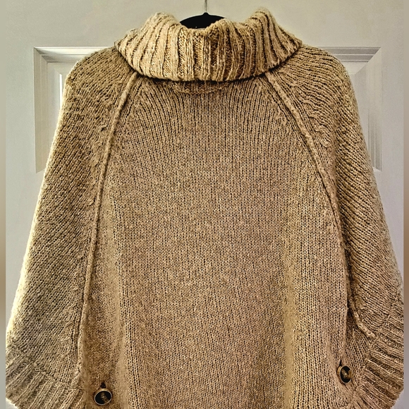Michael Kors, Cowl Neck Poncho, Beige - *BRAND NEW* - Picture 5 of 5
